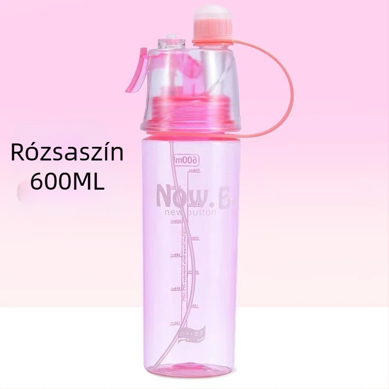 Polikarbonátból készült spray- és szívószálas vízital kültéri sportokra, szivárgásmentes