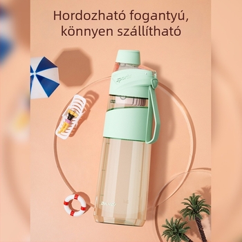 Drip Tritan hordozható kültéri edzéshez, nagy kapacitású sportos vízpalack, élelmiszer-minőségű