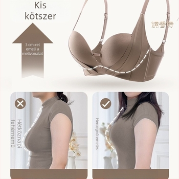 Push-Up melltartó kismellűeknek – varrat nélküli, emelés, oldalsó támasz, anti-lógás