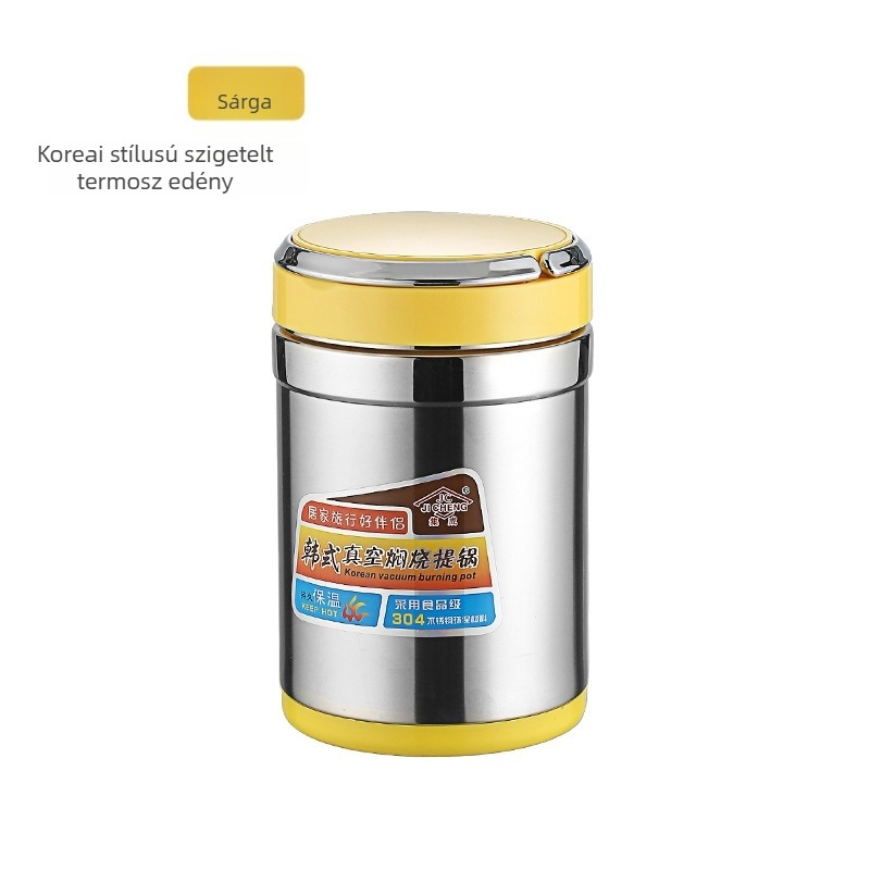 304 rozsdamentes acél vákuum-szigetelt ebédes doboz, 1.0L/1.4L, otthonra, irodába és iskolába
