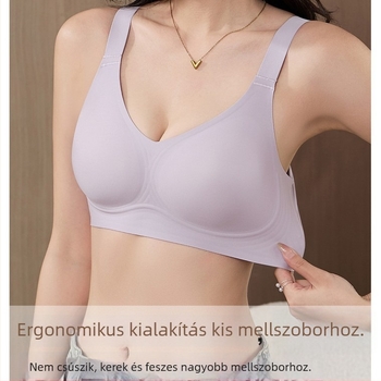 Nylon melltartó nagy mellhez, vékony, láthatatlan dizájn, push-up, anti-sag, oldalsó mell összegyűjtése, nyári modell
