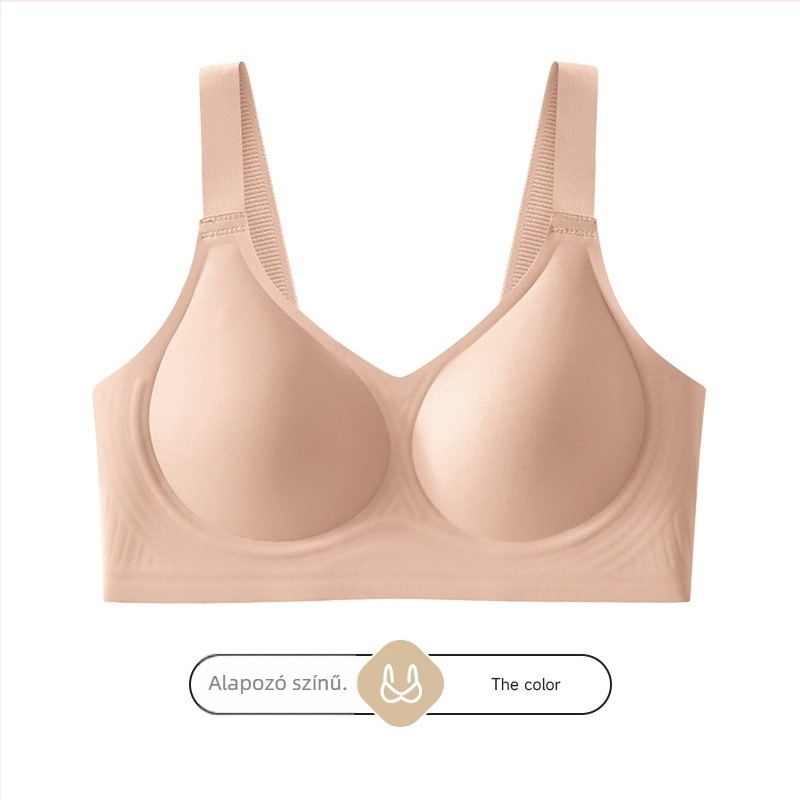 Nylon melltartó nagy mellhez, vékony, láthatatlan dizájn, push-up, anti-sag, oldalsó mell összegyűjtése, nyári modell