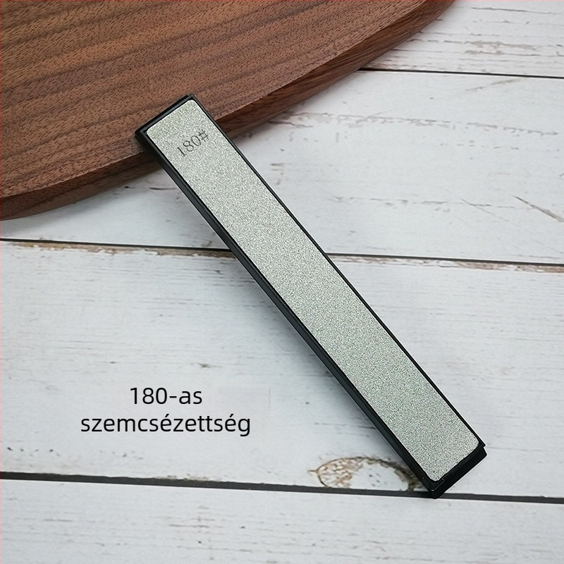 Gyémánt élező kő fix szögű vezetővel, konyhai késekhez