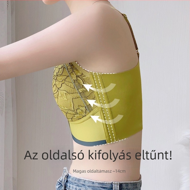 Állítható vezeték nélküli melltartó nagy méretű mellekhez, vizuálisan karcsúbb látvány, oldalsó mellek gyűjtése, megakadályozza a kinyúlást és a megereszkedést