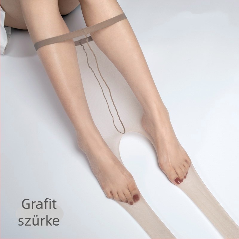 Nagy nyílású, ultravékony áttetsző harisnya nőknek, fekete