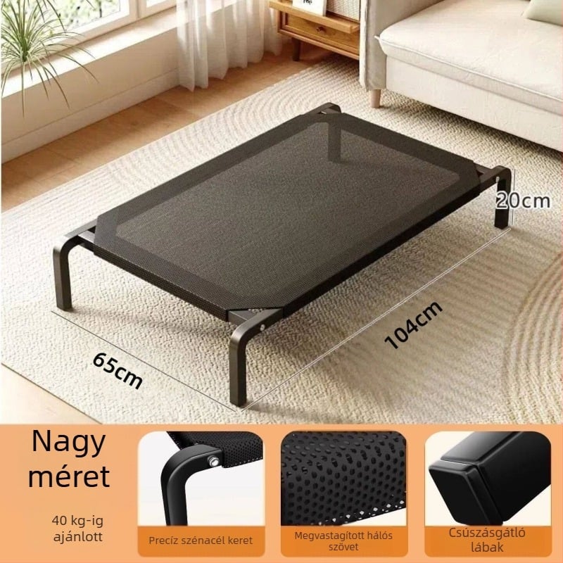 Yiduo egész éven át használható, emelt kutyaágy hálós matraccal – lélegző, minden méretű kutyának