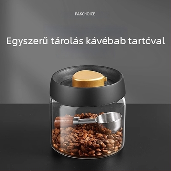 Diófa fogantyújú kávéskanál, kávébab-mérőkanál, 304 rozsdamentes acél