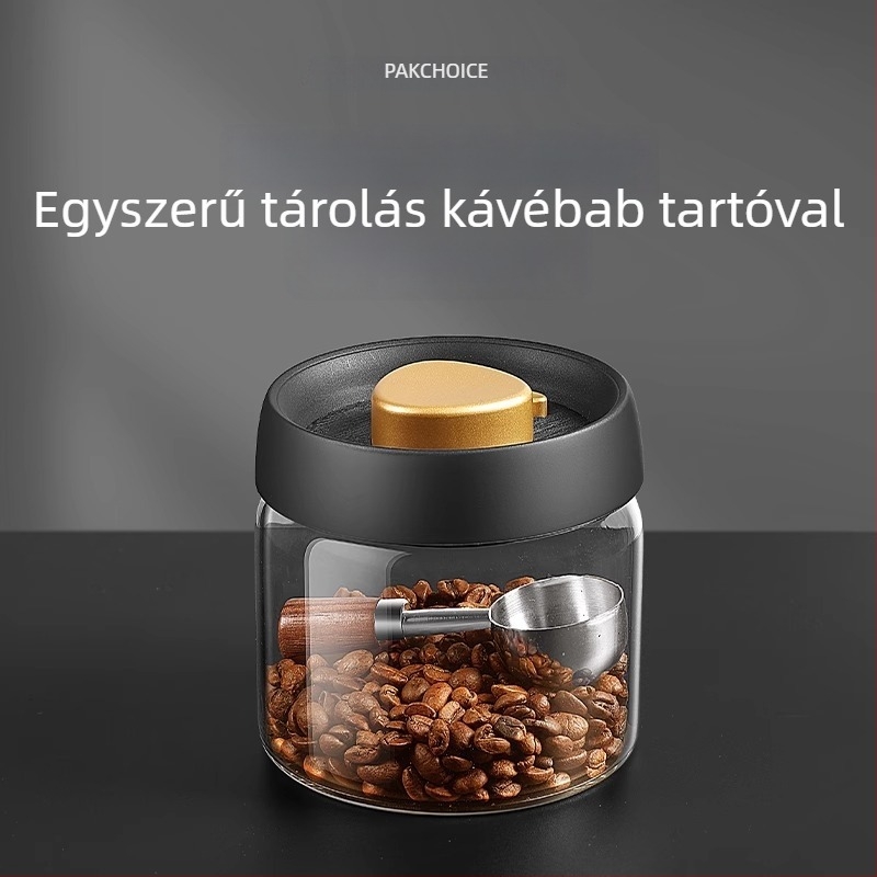 Diófa fogantyújú kávéskanál, kávébab-mérőkanál, 304 rozsdamentes acél