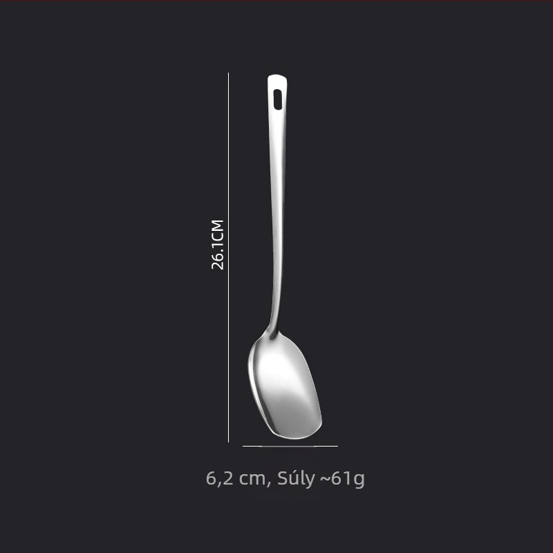 201 rozsdamentes acél konyhai eszköz készlet – kanál és spatula, tapadásmentes, hőálló, modern minimalist stílus