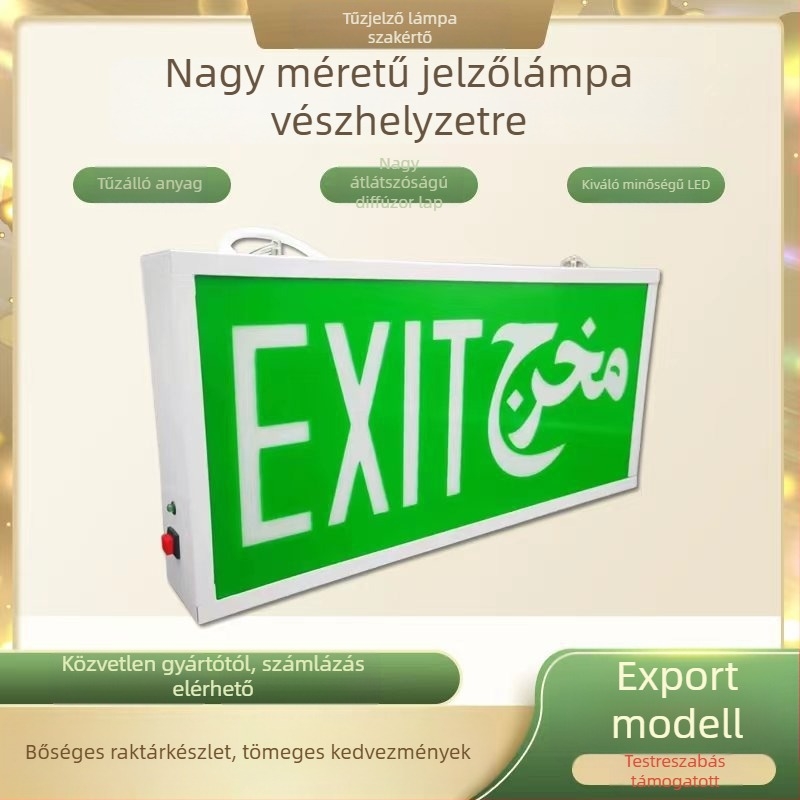 LED vészhelyzeti evakuálási jelzőfény