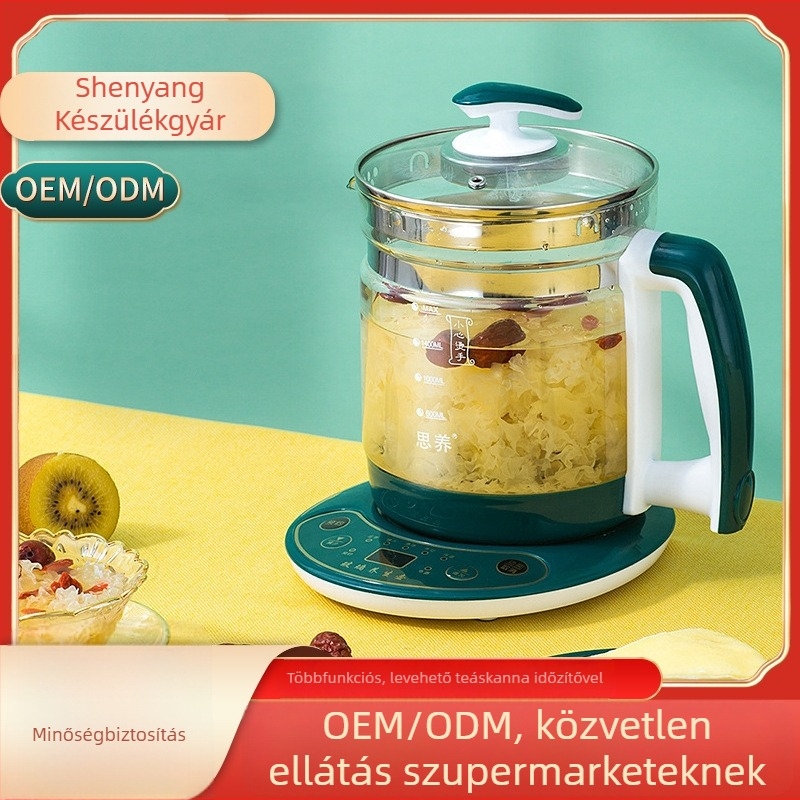 Automata üveg teáskanna, nagy kapacitású virág- és gyógynövény teákhoz, otthoni használatra