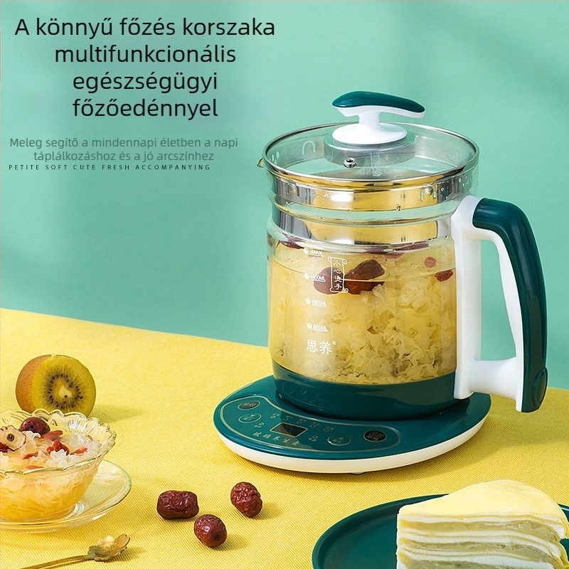 Automata üveg teáskanna, nagy kapacitású virág- és gyógynövény teákhoz, otthoni használatra