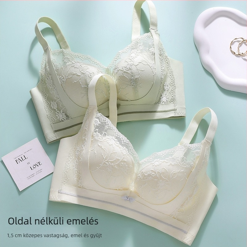 Drót nélküli push-up melltartó kis mellek számára, oldalsó támasztékkal