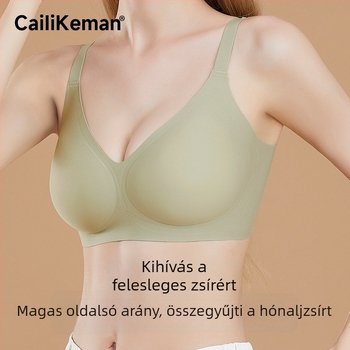 Caiiikeman drót nélküli női melltartó, kis méretű mellekhez, push-up, oldalsó formázás, lógás elleni, légáteresztő anyag