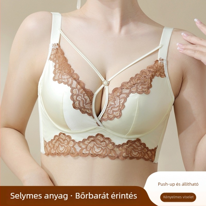 Emelő és formázó melltartó, állítható, drót nélküli, varrás nélküli, 3/4 kosár, nőknek