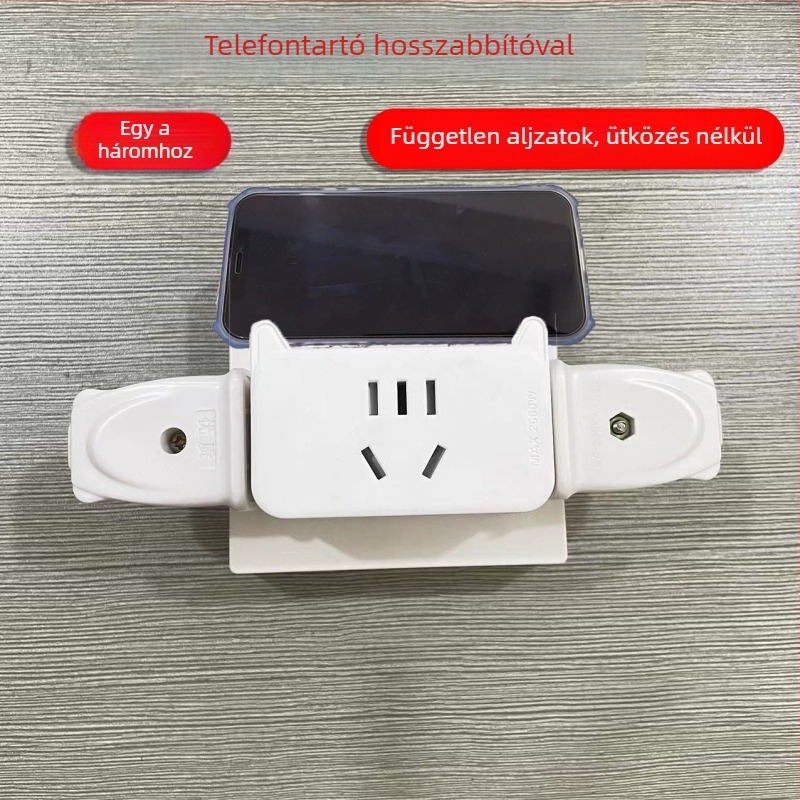 Függőleges, négyszögletes, vezeték nélküli USB konverziós panel otthonra és irodára intelligens USB aljzatokkal