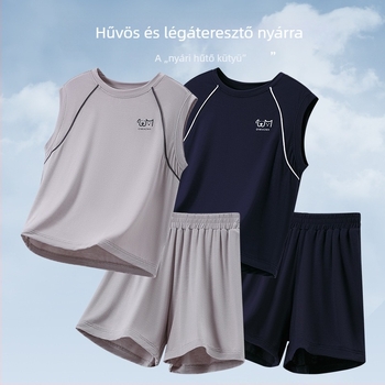 Modal gyerek pizsama szett, uniszex, nagyobb gyerekeknek, vékony fazon