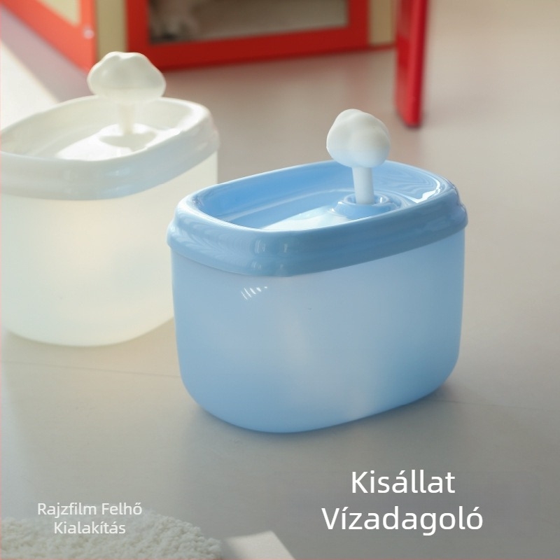 Macska itató automatikus keringő szűrt vízzel – felhő alakú dizájn
