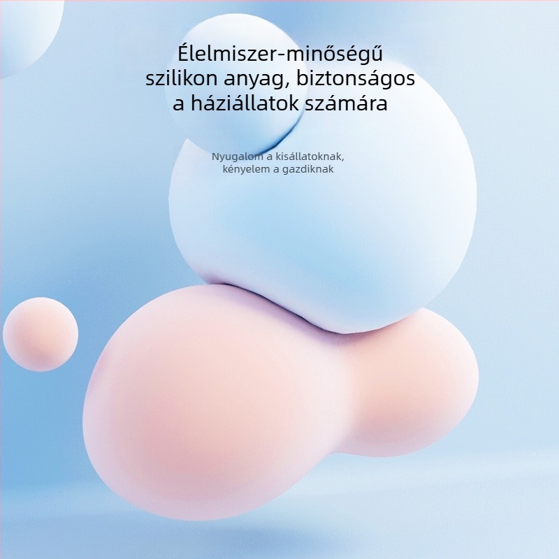 Silikon etetőtálak háziállatok számára – lassú etetés, megfulladás elleni védelem, kiöntésmentes kivitel, macskák és kutyák számára, több színben