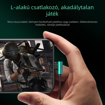 Új vezetékes gaming fülhallgató mikrofonnal, kompatibilis Huawei, OPPO, Xiaomi és vivo