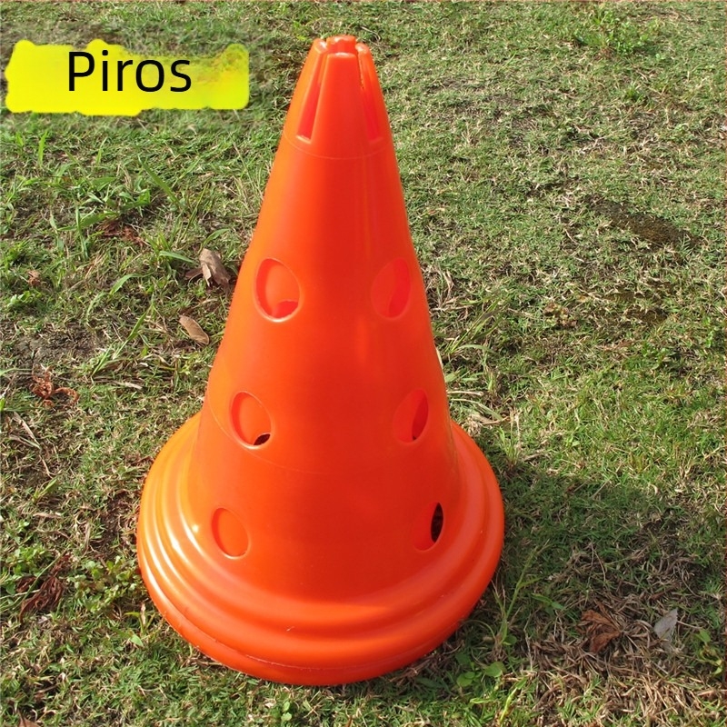 30 cm-es perforált jelzővödör futball-edzéshez — többfunkciós akadályjelző labdajátékokhoz