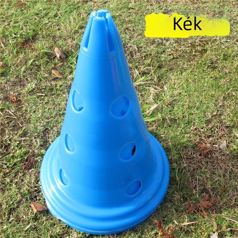 30 cm-es perforált jelzővödör futball-edzéshez — többfunkciós akadályjelző labdajátékokhoz