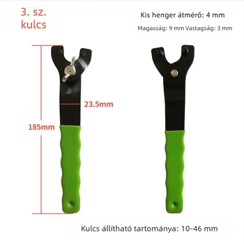Sarokcsiszoló univerzális kulcs (125/150) – kulcs a tárcsák beállításához és polírozógéphez