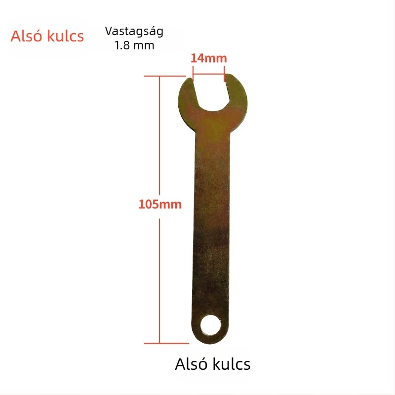 Sarokcsiszoló univerzális kulcs (125/150) – kulcs a tárcsák beállításához és polírozógéphez
