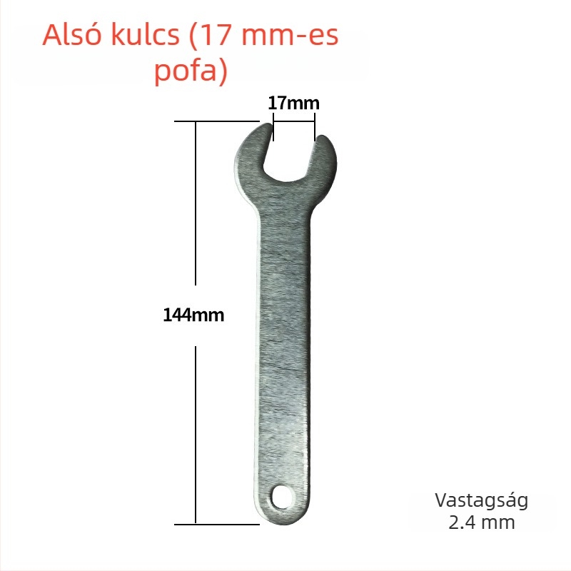 Sarokcsiszoló univerzális kulcs (125/150) – kulcs a tárcsák beállításához és polírozógéphez