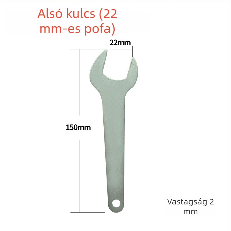 Sarokcsiszoló univerzális kulcs (125/150) – kulcs a tárcsák beállításához és polírozógéphez