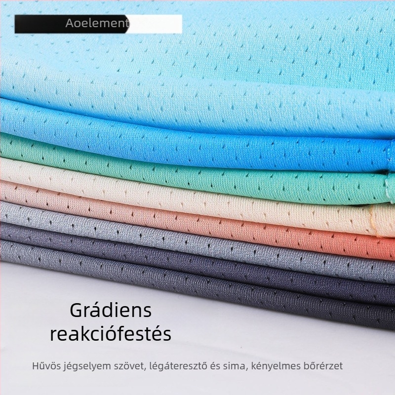 Férfi jégselyem boxer briefs, lélegző, antibakteriális ágyéktáj, középső derék, poliészter