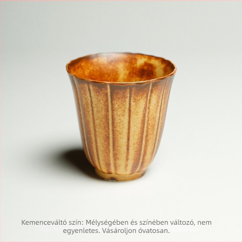 Retro virágmintás porcelán teáscsésze Gong‑fu teához, egyedi darab, irodába és otthonba, testreszabható