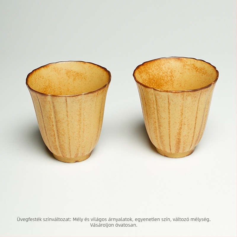 Retro virágmintás porcelán teáscsésze Gong‑fu teához, egyedi darab, irodába és otthonba, testreszabható