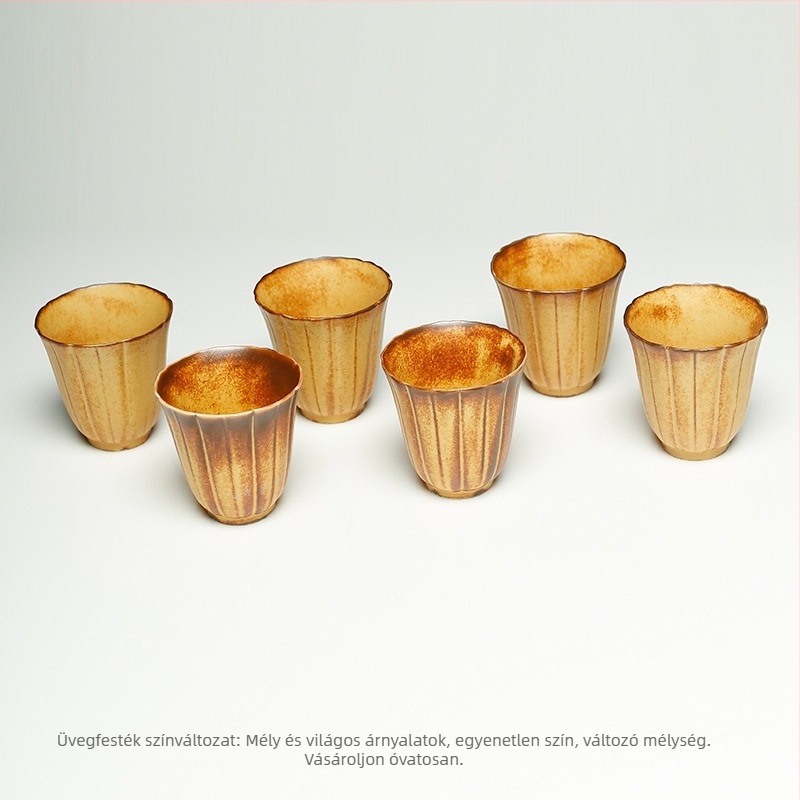Retro virágmintás porcelán teáscsésze Gong‑fu teához, egyedi darab, irodába és otthonba, testreszabható