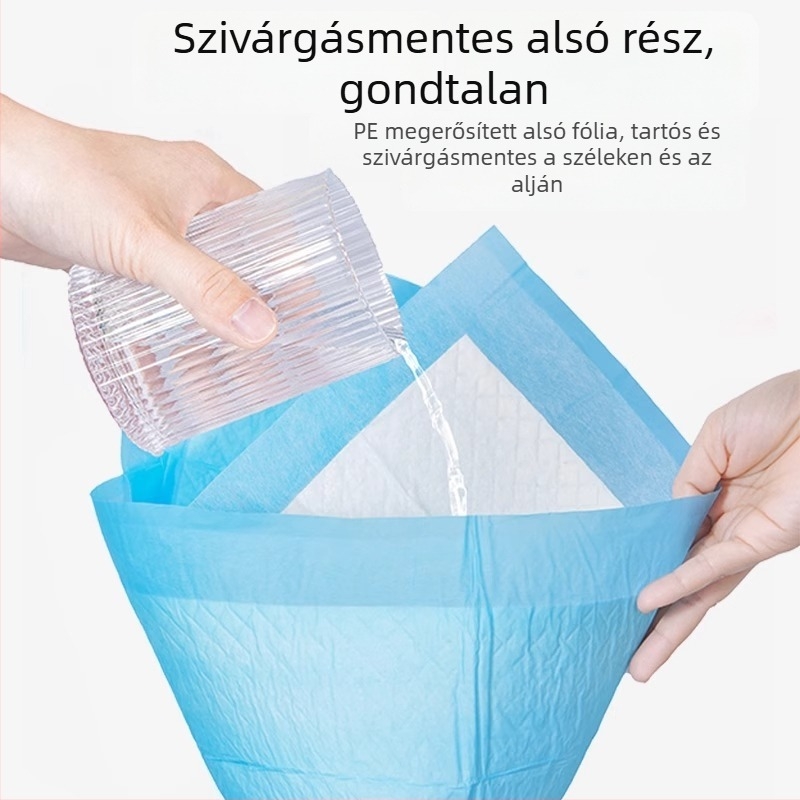 Eldobható vizeletpad háziállatoknak — vastagított, dezodorált, rendkívül nedvszívó; egyedi használatra; kutyáknak, macskáknak és nyulaknak