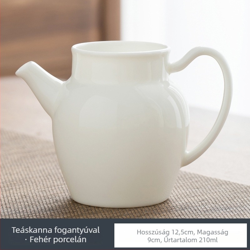 Fehér porcelán tea szeparátor és víz egyensúlyozó
