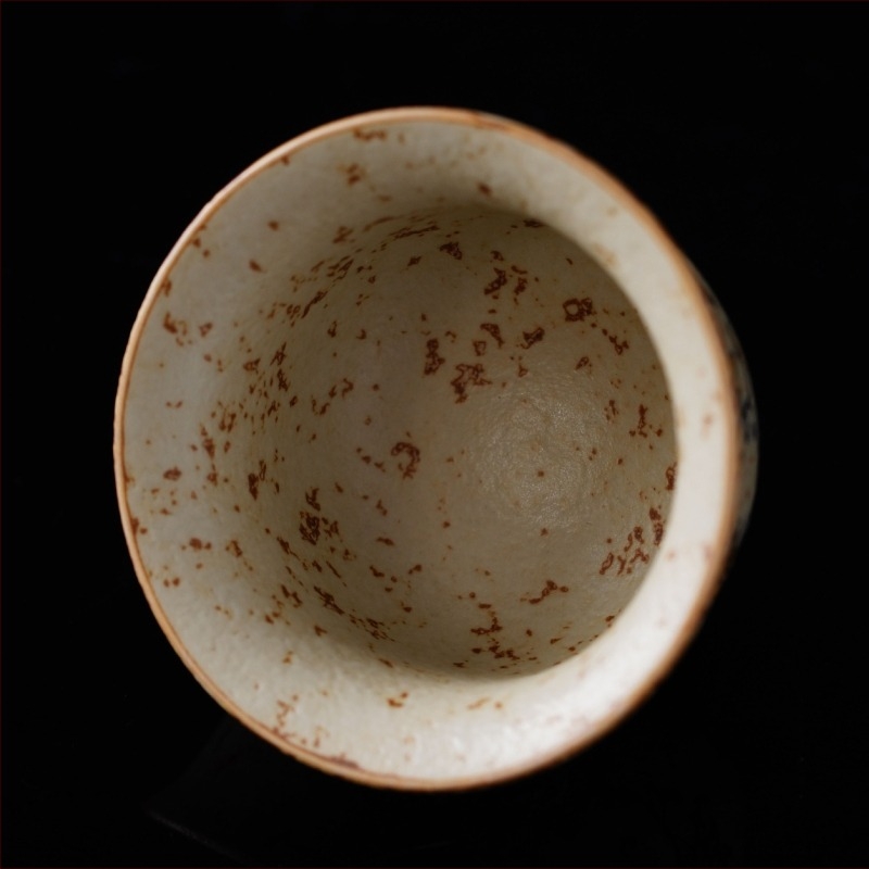Kék-fehér porcelán Gongdao pohár vörös mázzal, teaadagoló és egyenlítő pohár, luxus otthoni teaceremónia készlet