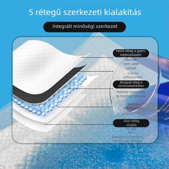 Macskák és kisállatok számára, egyszer használatos vizeletbetét, dezodoráló, vastag, nedvszívó, szivárgásmentes tréninghez