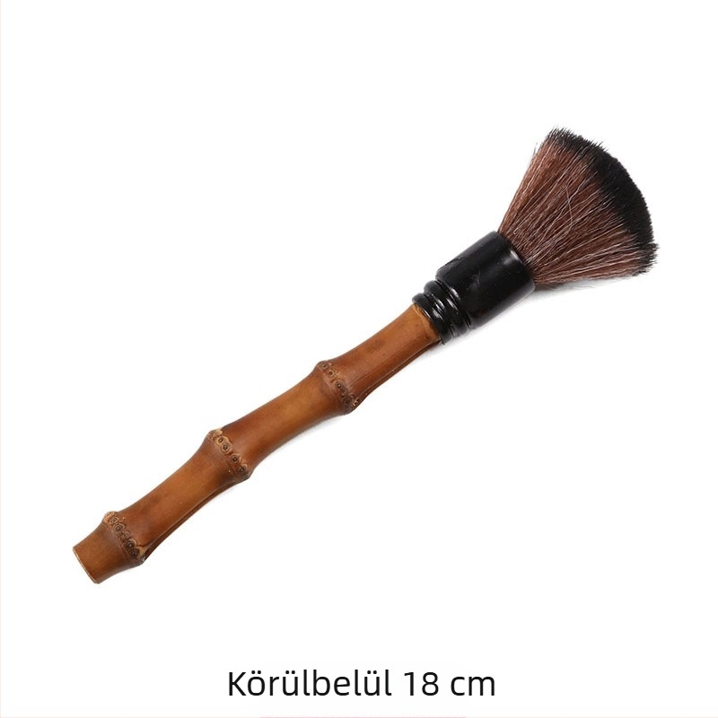Bambuszgyökérből készült teás tisztító ecsetek készlet a teáskészülékek tisztításához