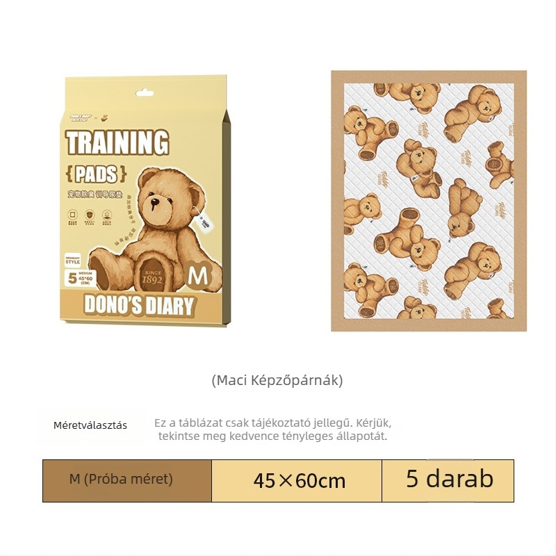 Teddy Ailan Kutyapisijek – Vastagított, Deodorizáló Edzés Alátétek