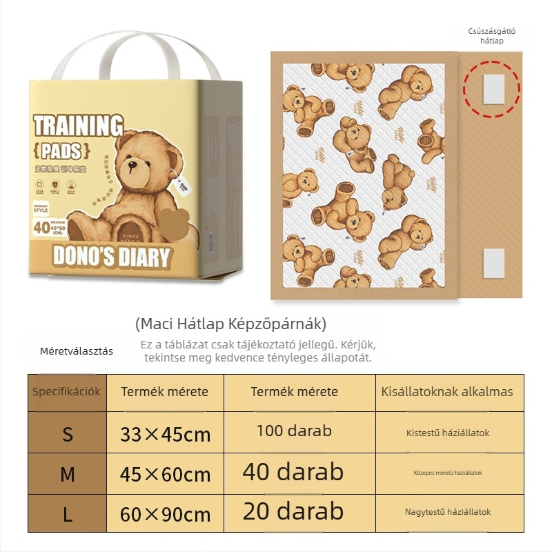 Teddy Ailan Kutyapisijek – Vastagított, Deodorizáló Edzés Alátétek