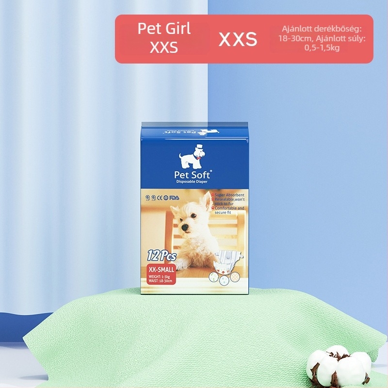 PetSoft Kutyák menstruációs nadrágjai – Pelenkák kutyáknak
