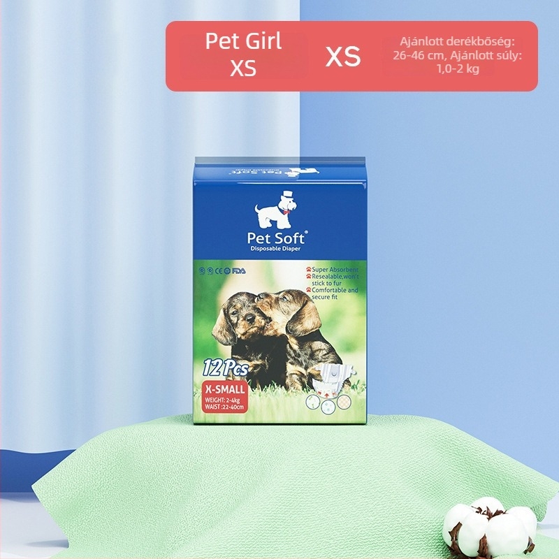 PetSoft Kutyák menstruációs nadrágjai – Pelenkák kutyáknak