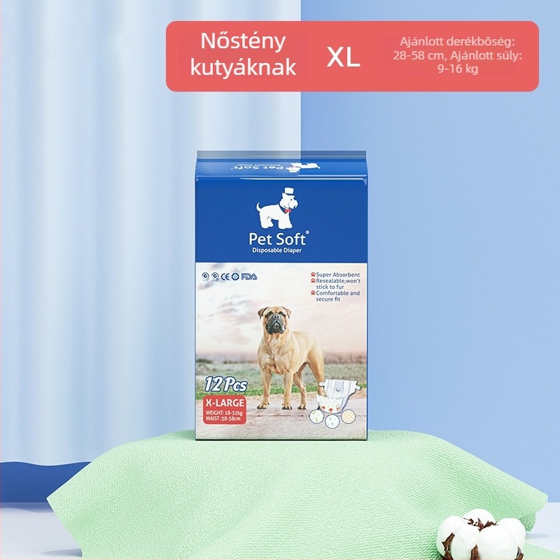 PetSoft Kutyák menstruációs nadrágjai – Pelenkák kutyáknak