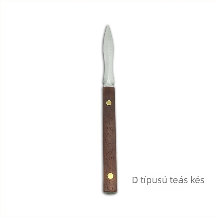 Rozsdamentes acél Pu'er teás kés és teás tű készlet, kézzel készített kiegészítő a teázáshoz, logó nyomtatás lehetséges