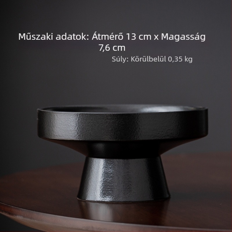 Porcelánból készült kínai stílusú magas lábú gyümölcstál, desszert- és teasnack tál, kör alakú, új kínai stílus, otthoni használatra
