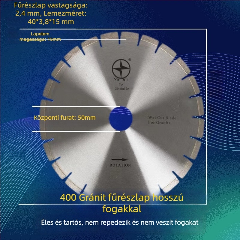 Gyémánt körfűrészlap gránitra – éles és tartós