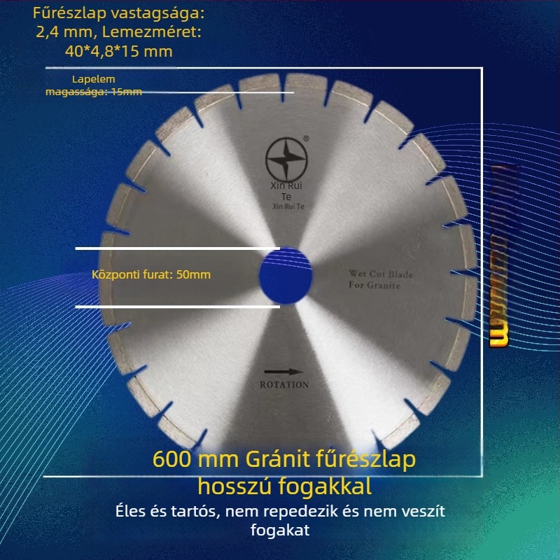 Gyémánt körfűrészlap gránitra – éles és tartós