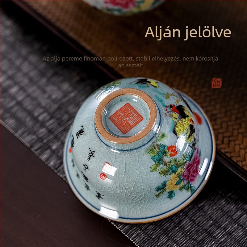 Jingdezhen kerámia teáscsésze – Chicken Cup
