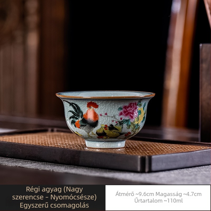 Jingdezhen kerámia teáscsésze – Chicken Cup